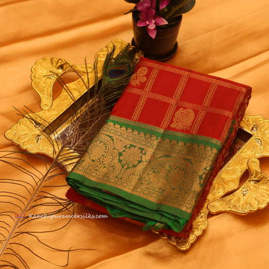 KANCHI RED SAREE