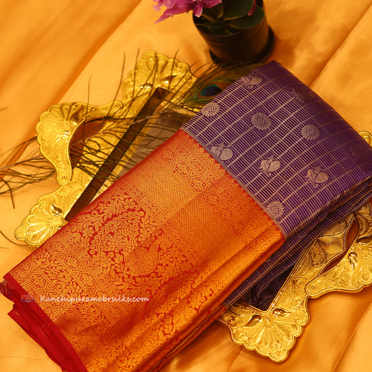 KANCHI PURPLE SAREEE