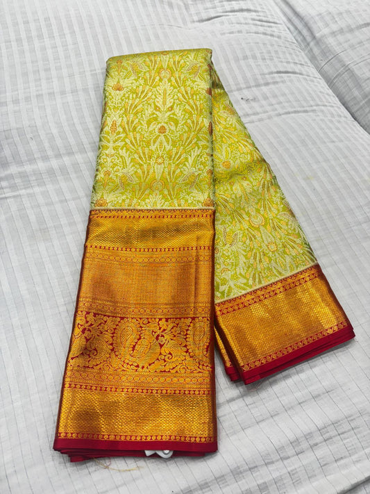 Kanchi Tissue Meenakari Saree