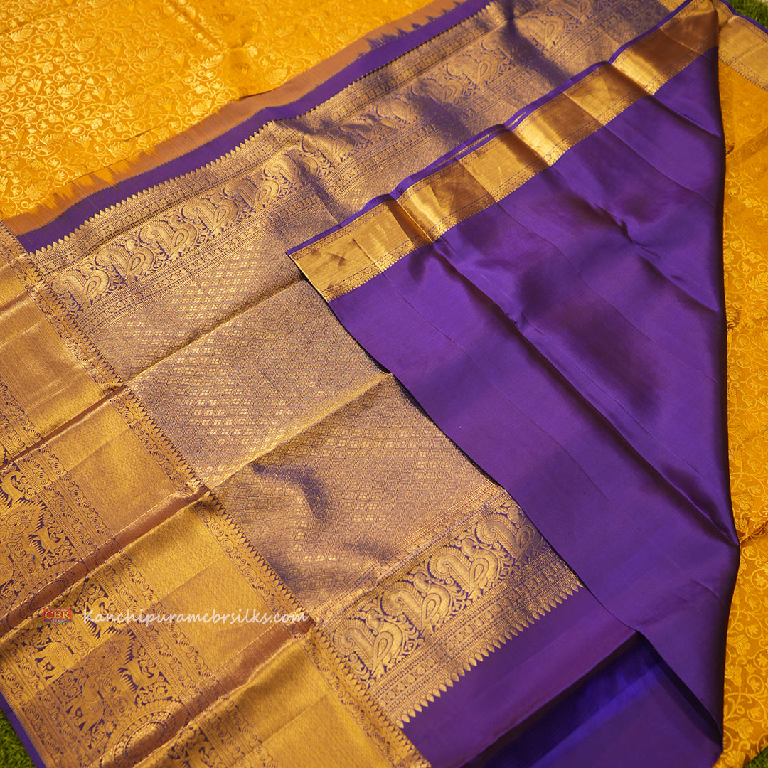 KANCHI MENTHI GREEN SAREE