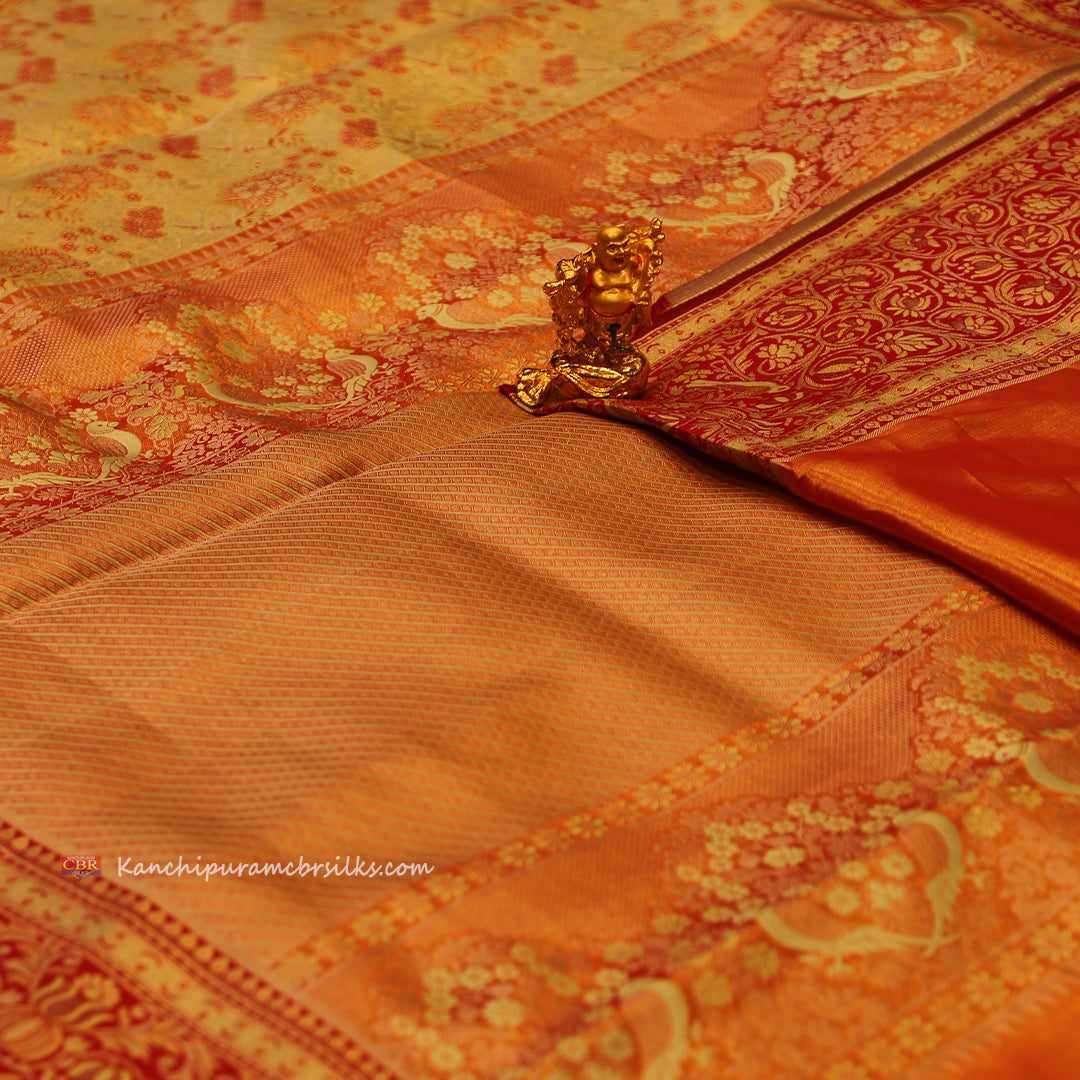 KANCHI PISTA GREEN SAREE