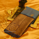 KANCHI INDIGO BLUE SAREE