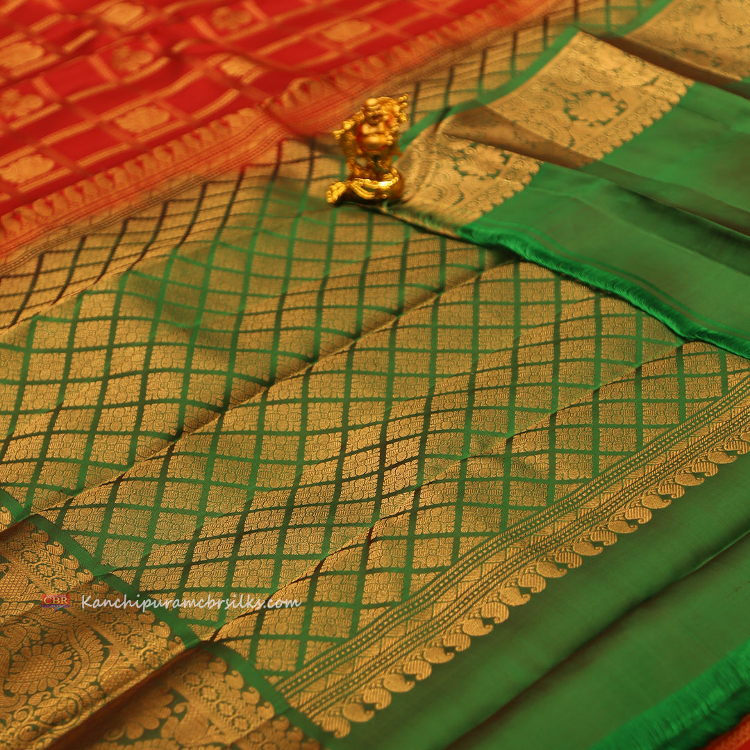 KANCHI RED SAREE
