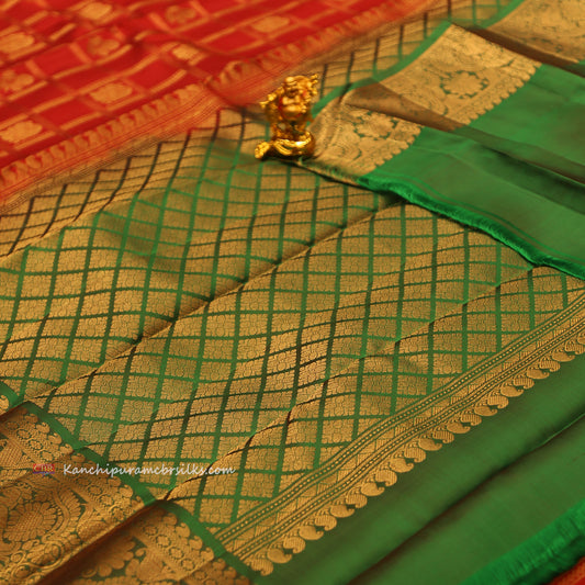 KANCHI RED SAREE