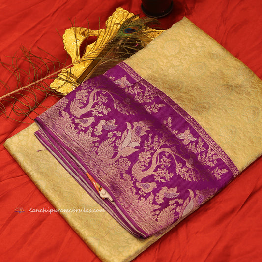 KANCHI AQUA GREEN SAREE