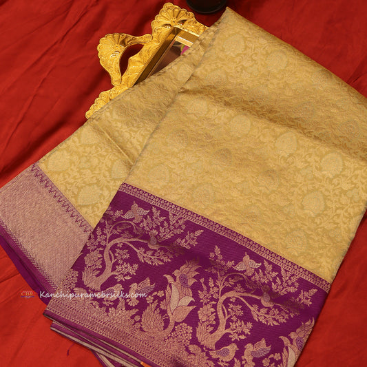 KANCHI AQUA GREEN SAREE