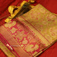KANCHI LIGTH PISTA GREEN SAREE