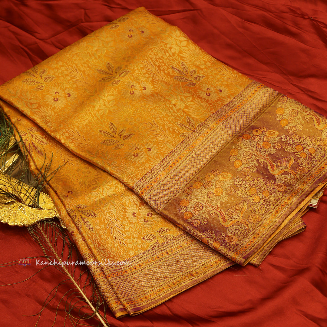 KANCHI ORANGE SAREE