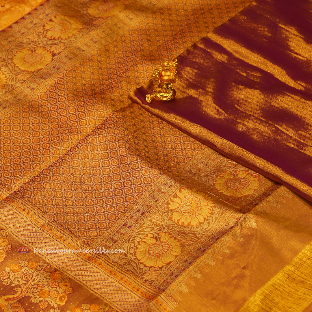 KANCHI ORANGE SAREE