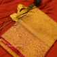 KANCHI GOLD PINK SAREE
