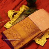 KANCHI MUSKMELON SAREE