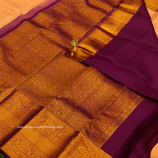 KANCHI MUSKMELON SAREE