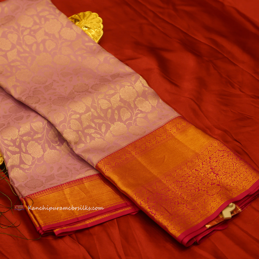 KANCHI LILAC PINK SAREE