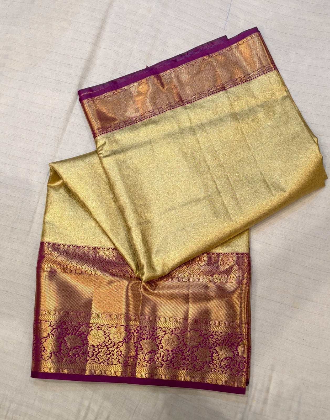 SEMI PATTU GOLD SAREES