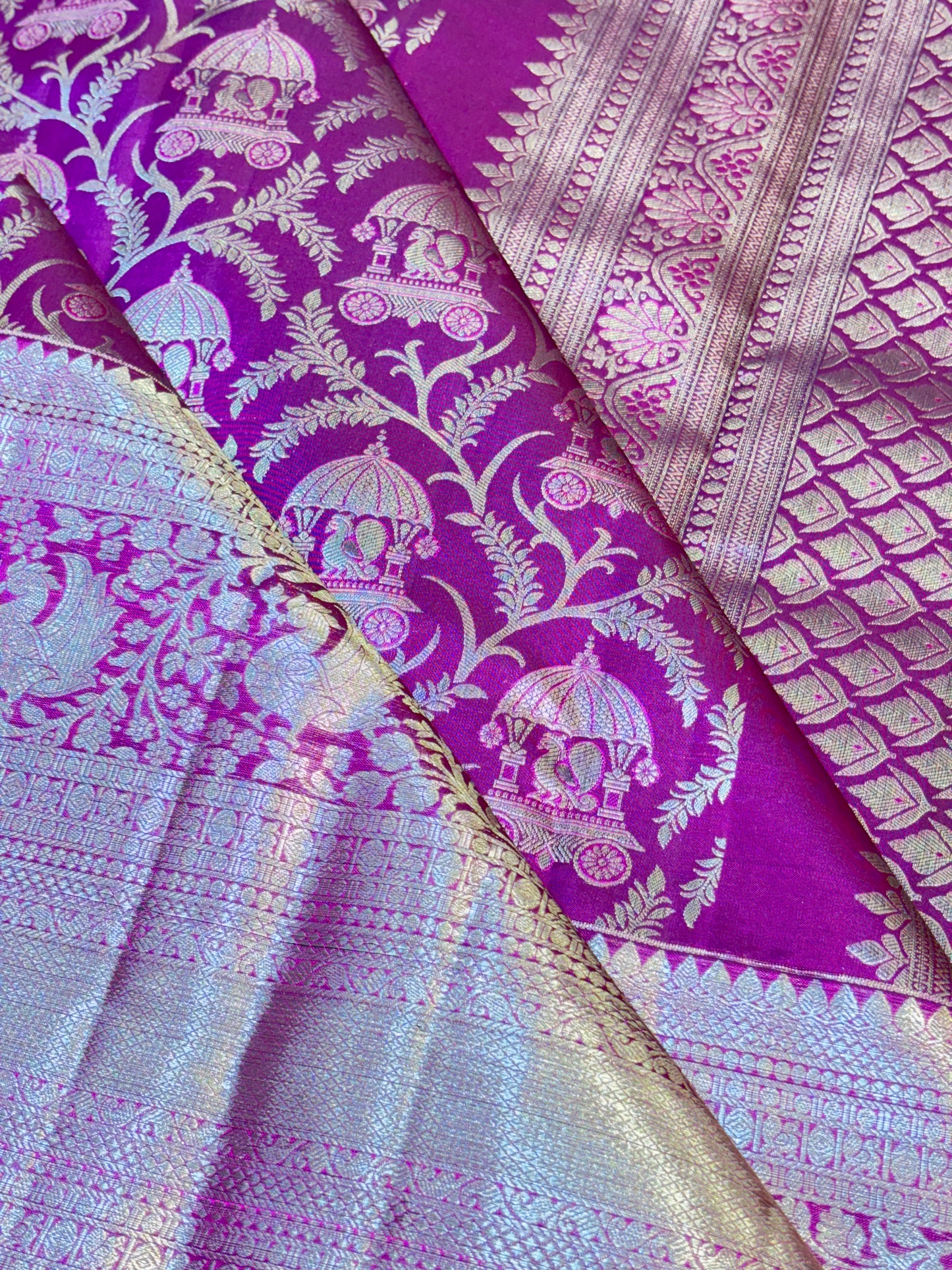 HANDLOOM SAREES SELF COMBINATION