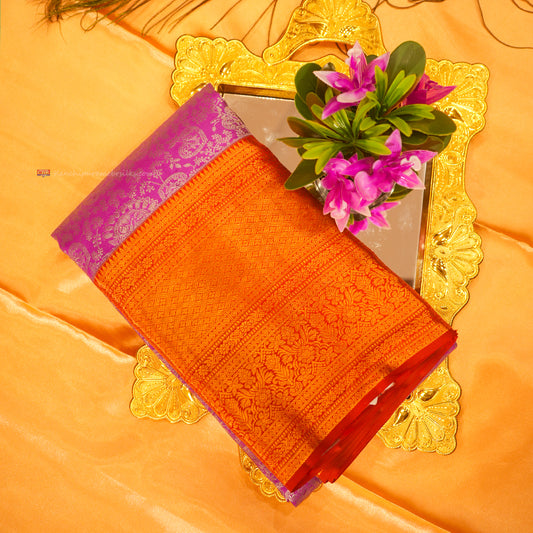 KANCHI LAVENDER SAREE