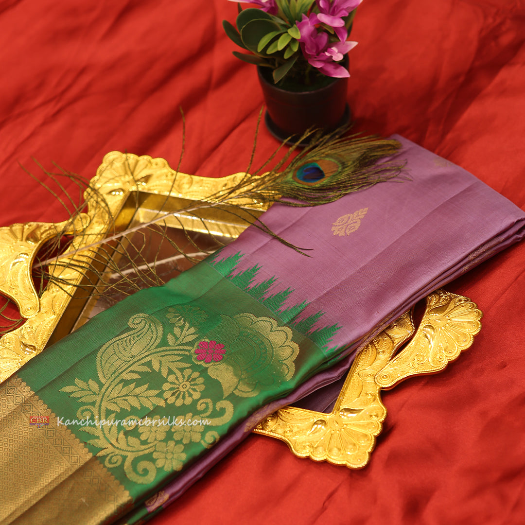 KANCHI LAVENDER SAREE