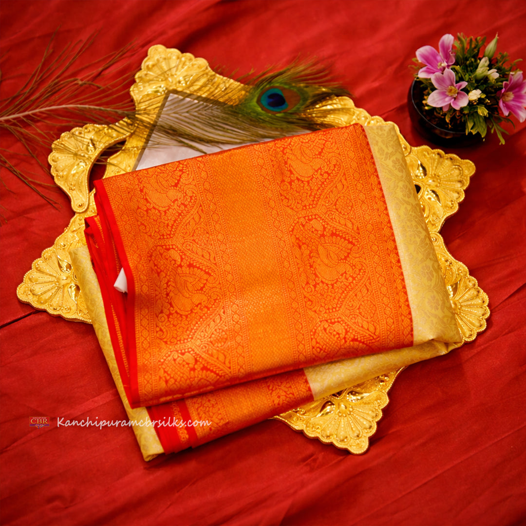KANCHI LIGHT LEMO YELLOW SAREE