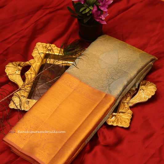 KANCHI AQUA BLUE SAREE