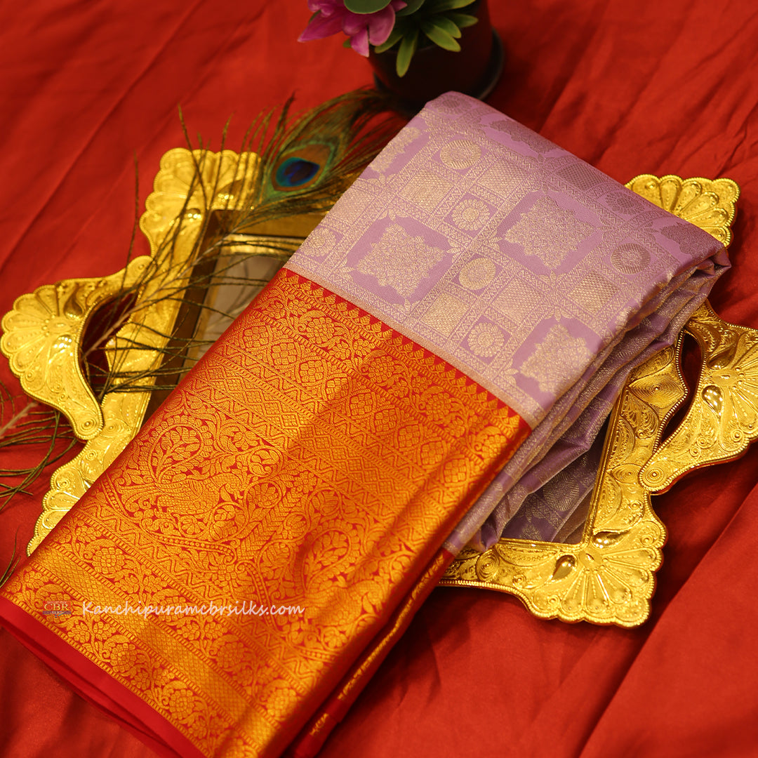 KANCHI LAVENDAR SAREE