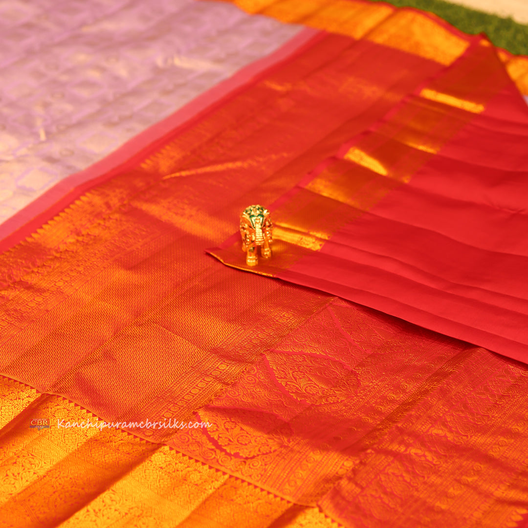 KANCHI LAVENDAR SAREE