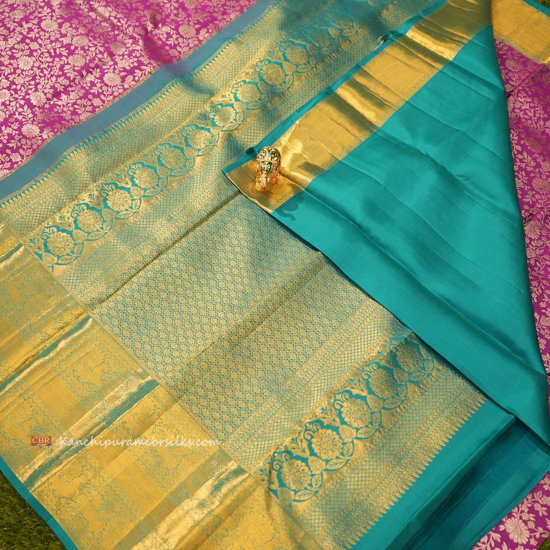 KANCHI MAGENTA PINK SAREE