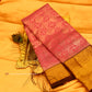 KANCHI BABY PINK SILVER JARI SAREE