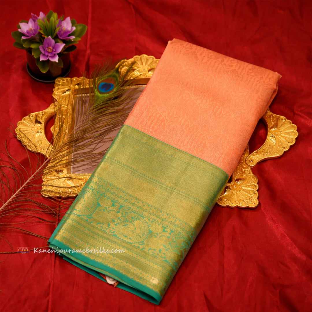 KANCHI PEACH SAREE