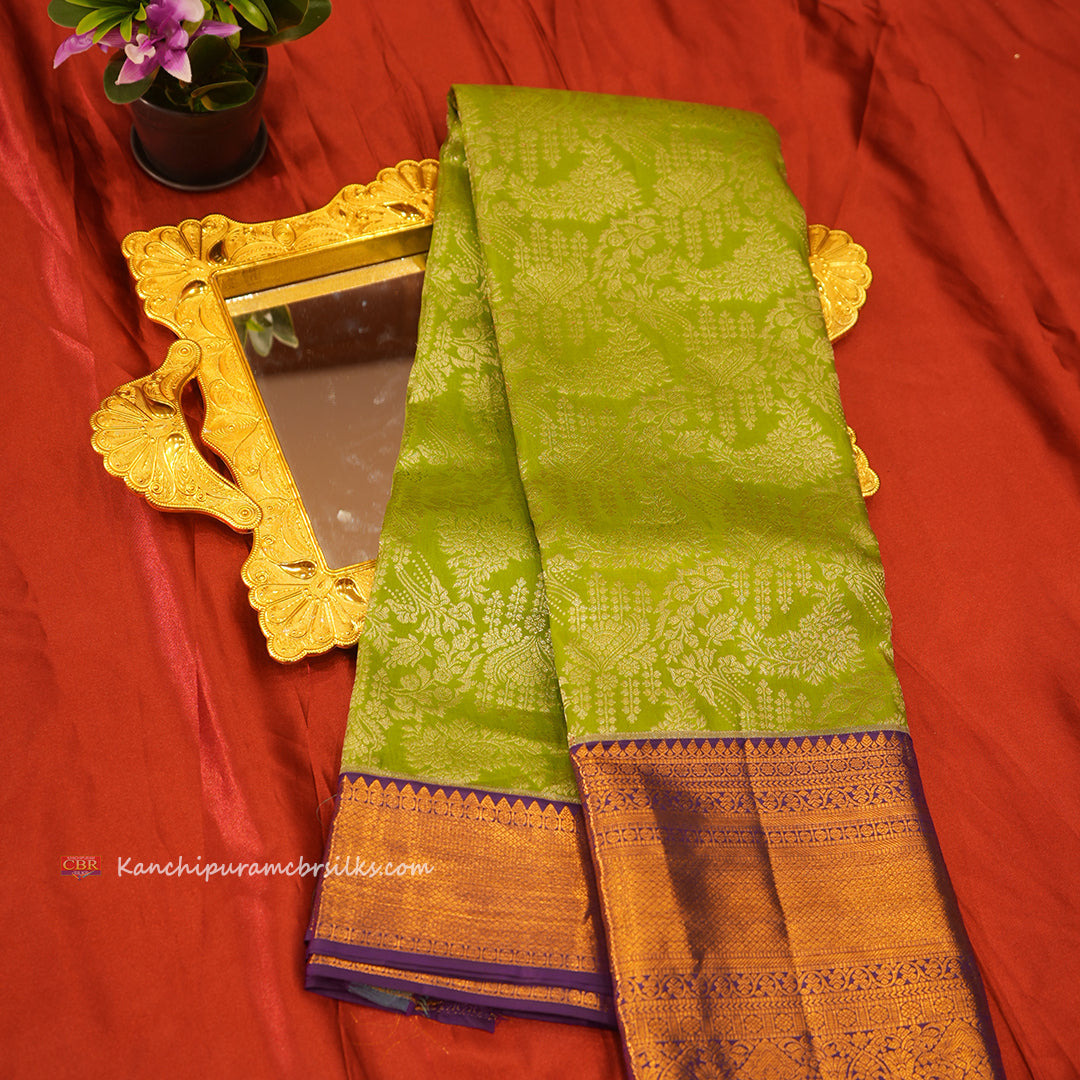 KANCHI LEAF GREEN SAREE