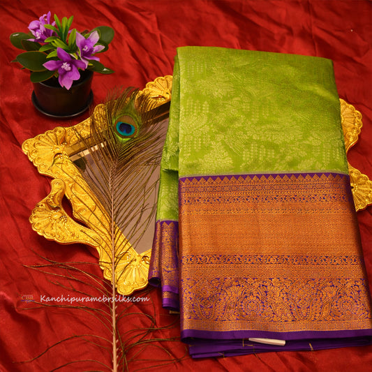 KANCHI LEAF GREEN SAREE