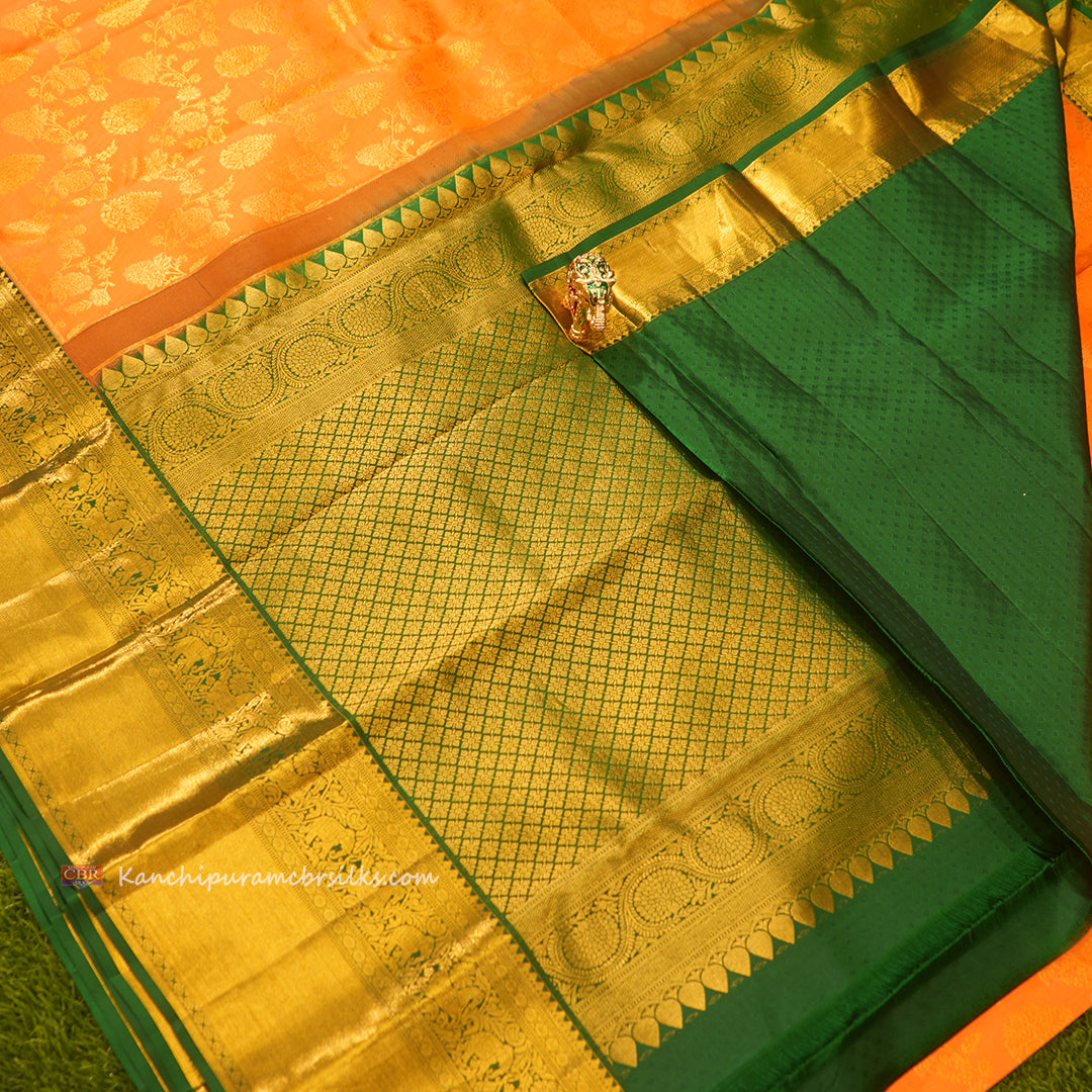 KANCHI ORANGE SAREE
