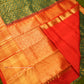 KANCHI BOTTLE GREEN SAREE