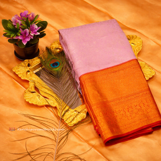 KANCHI BABY PINK SAREE