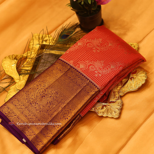 KANCHI RED SAREE