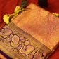 KANCHI PEACH PINK GOLD SAREE