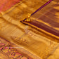 KANCHI PEACH PINK GOLD SAREE