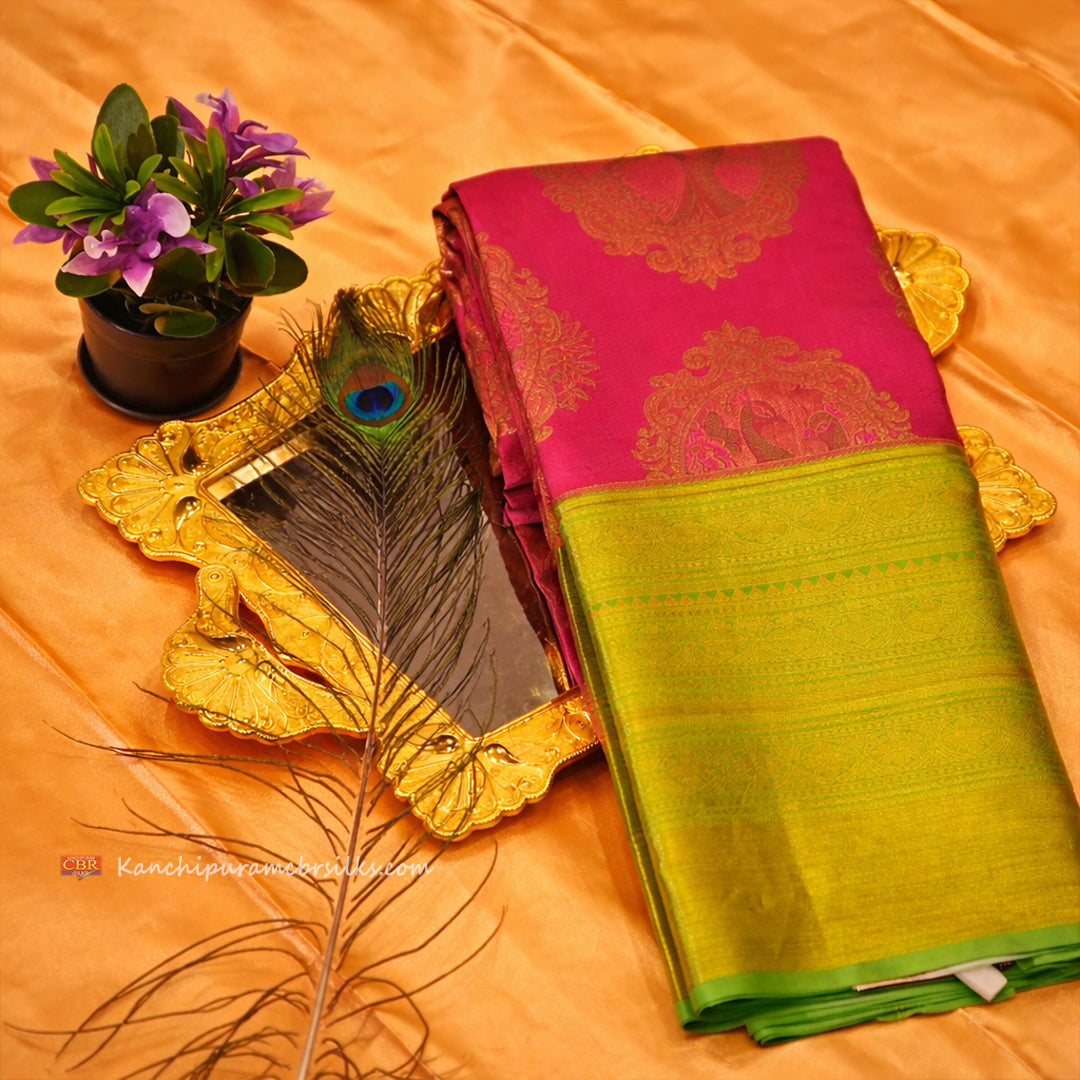 KANCHI ROSE PINK SAREE