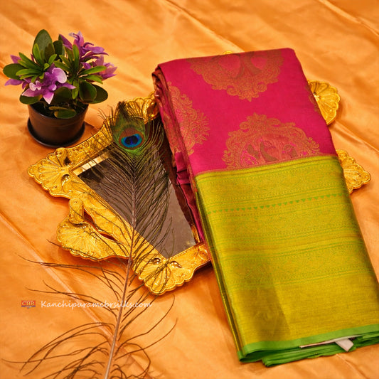 KANCHI ROSE PINK SAREE