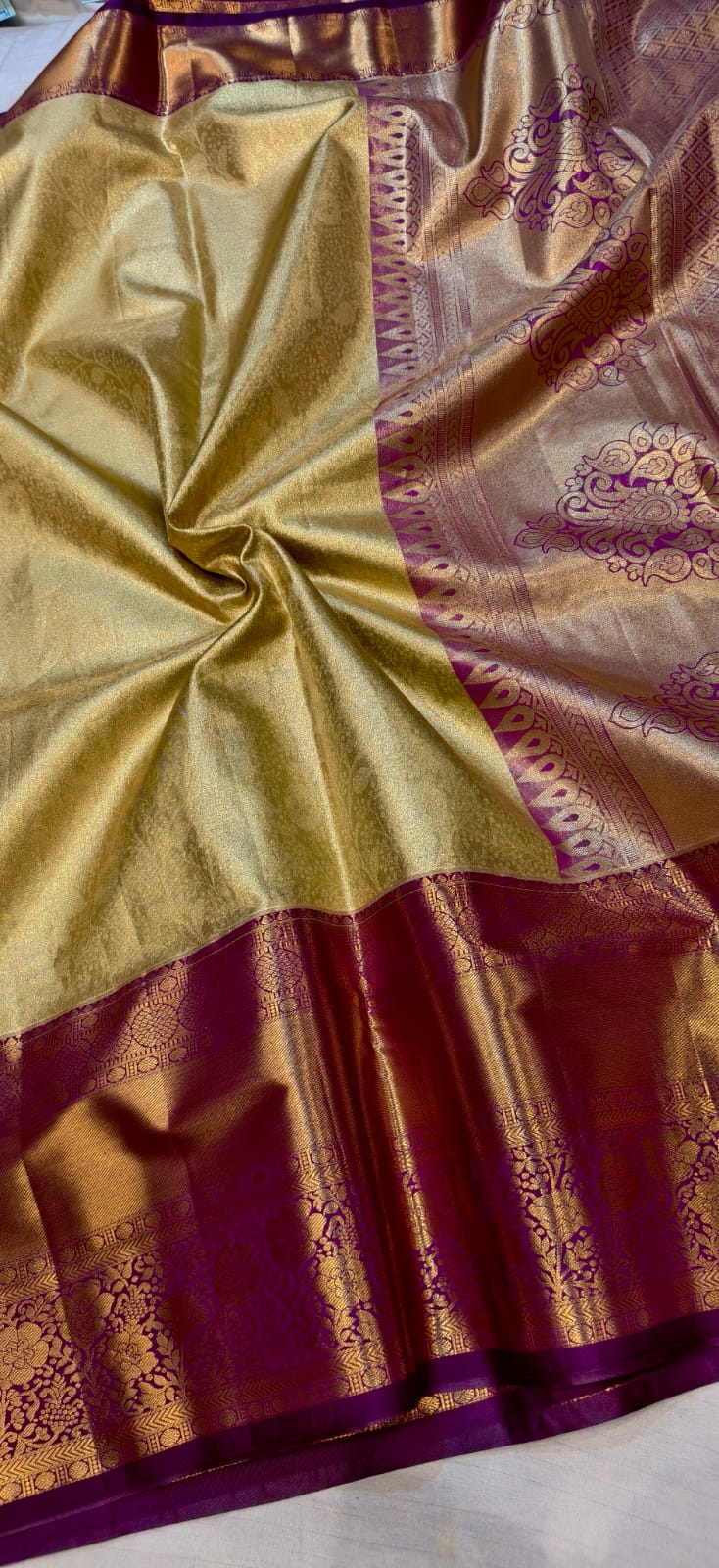 SEMI PATTU GOLD SAREES