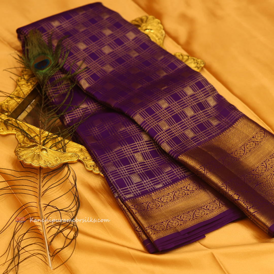 KANCHI ROYAL BLUE SAREE
