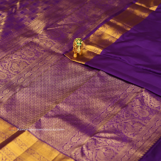 KANCHI ROYAL BLUE SAREE