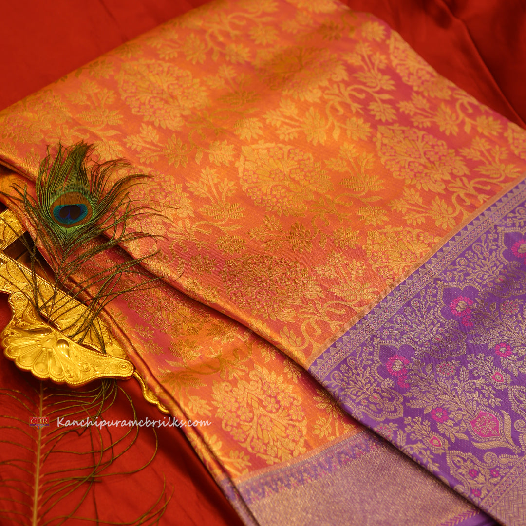 KANCHI CORAL PINGOLD SAREE