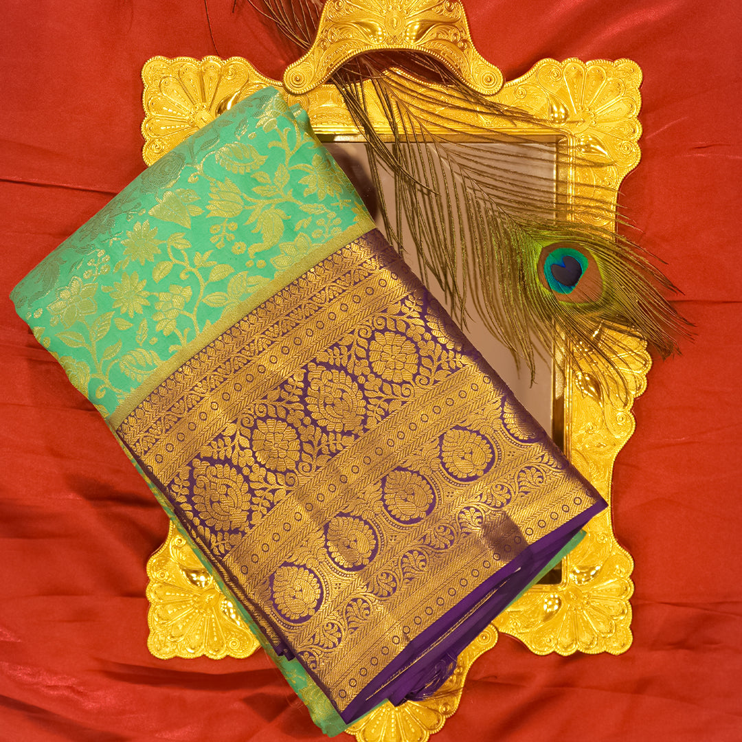 KANCHI RAMA GREEN SAREE