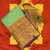 KANCHI RAMA GREEN SAREE