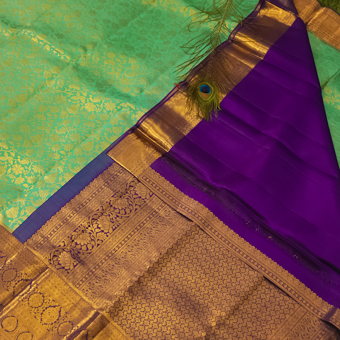 KANCHI RAMA GREEN SAREE
