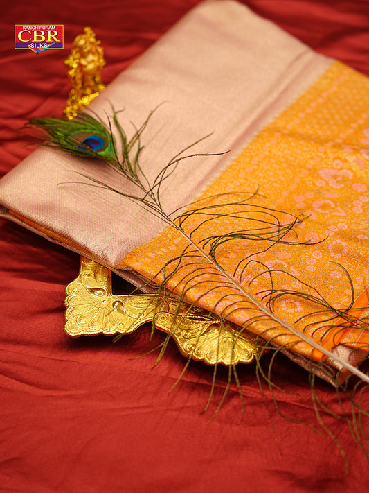 KANCHI PEACH SAREE