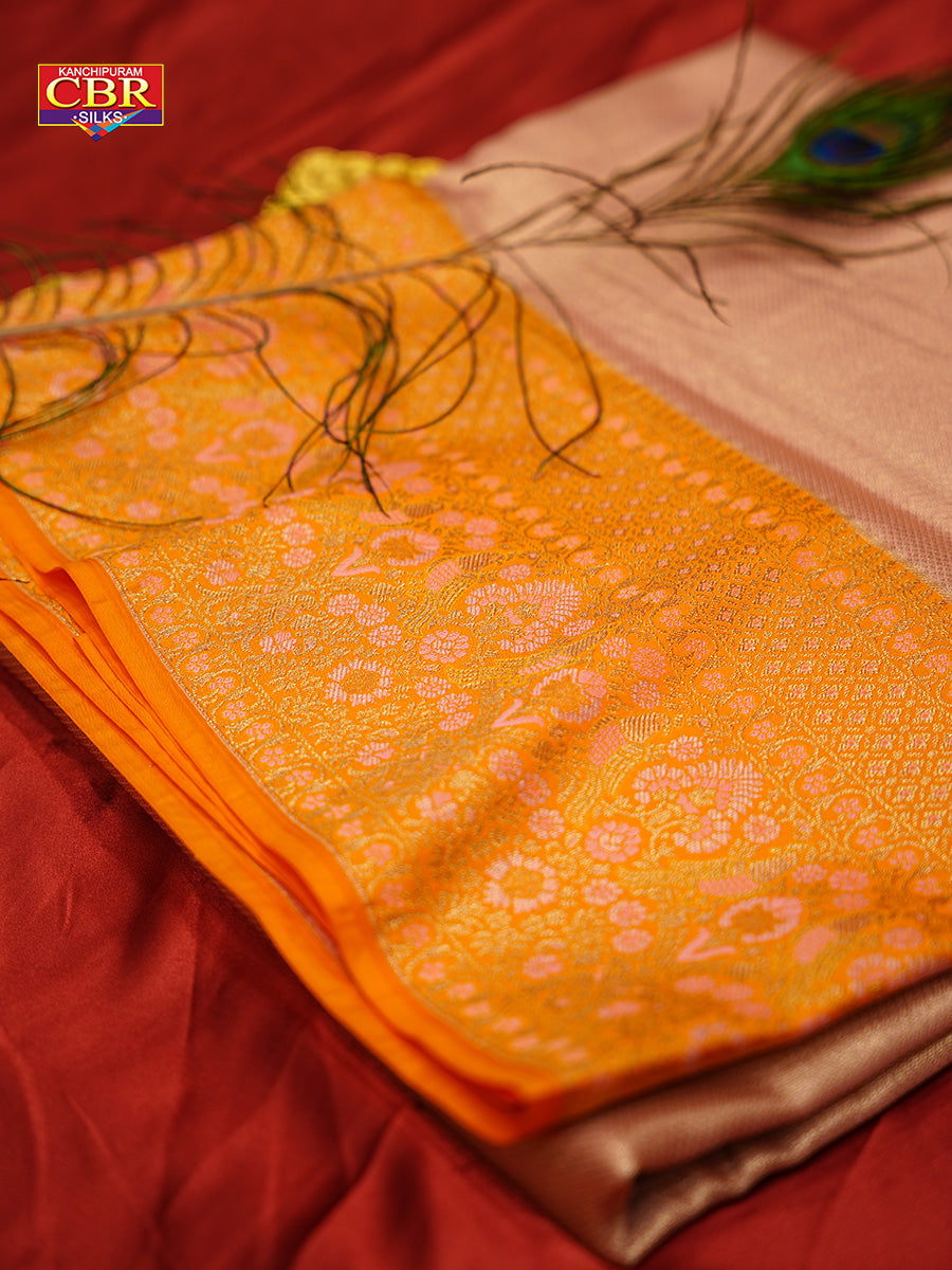 KANCHI PEACH SAREE