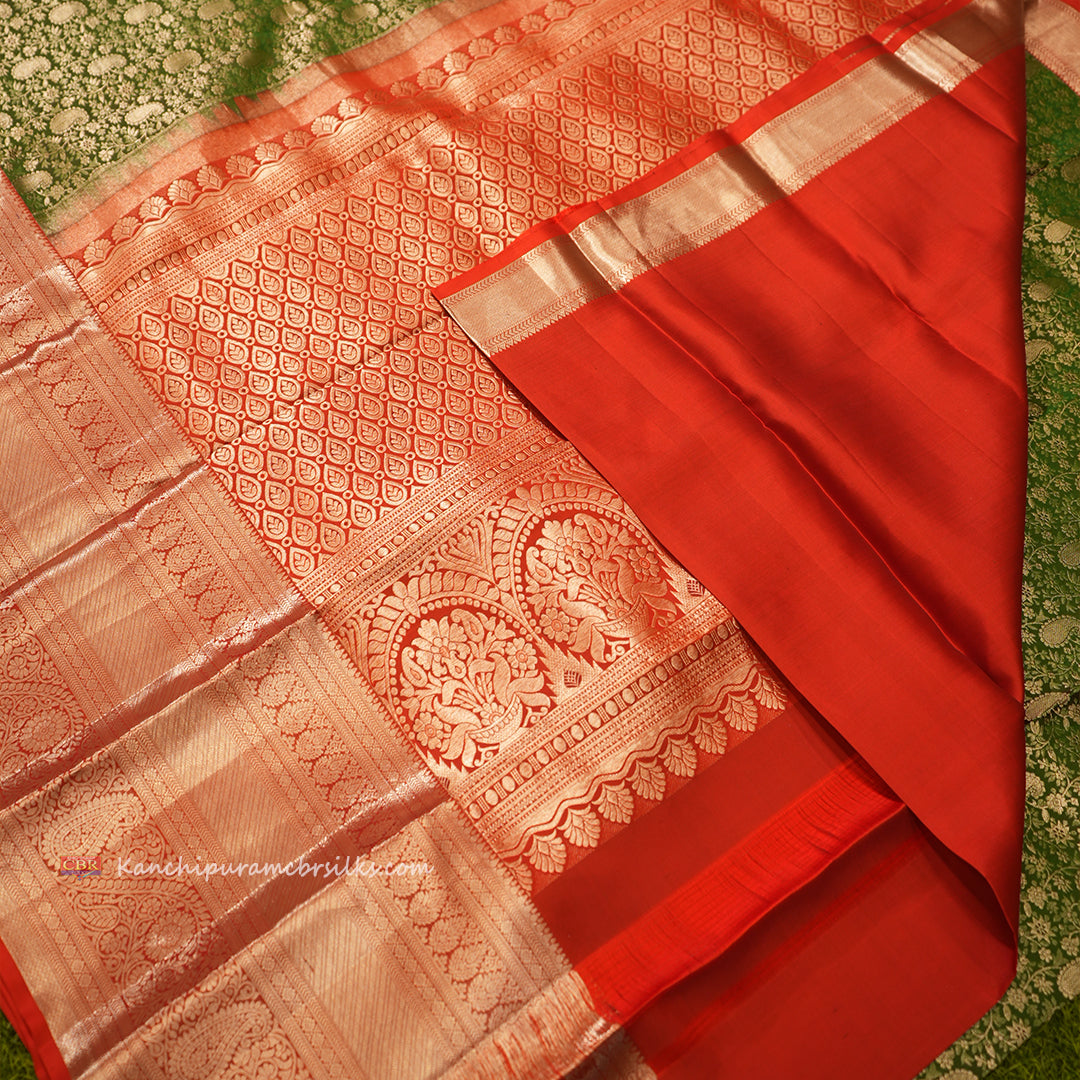 KANCHI DARK GREEN SAREE