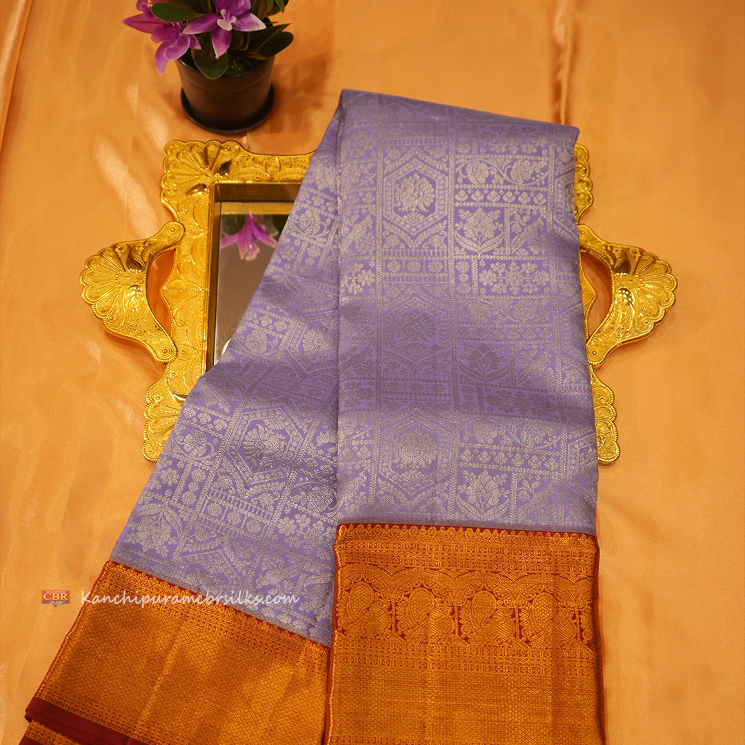 KANCHI DARK LAVENDAR SAREE